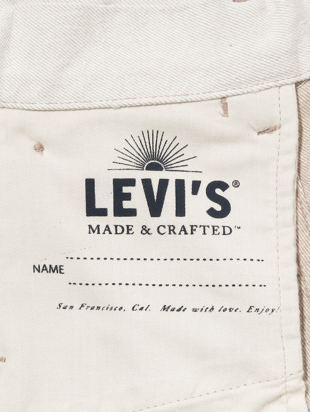 LEVI'S® MADE&CRAFTED®PETAL スカート SOFT SANDS MOJ｜リーバイス